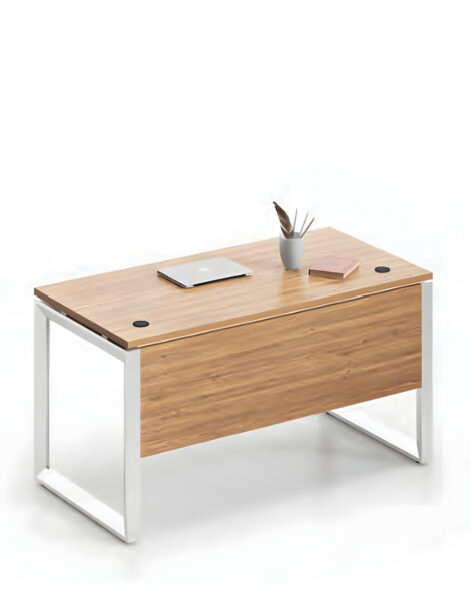 Rectangular Desk White Leg
